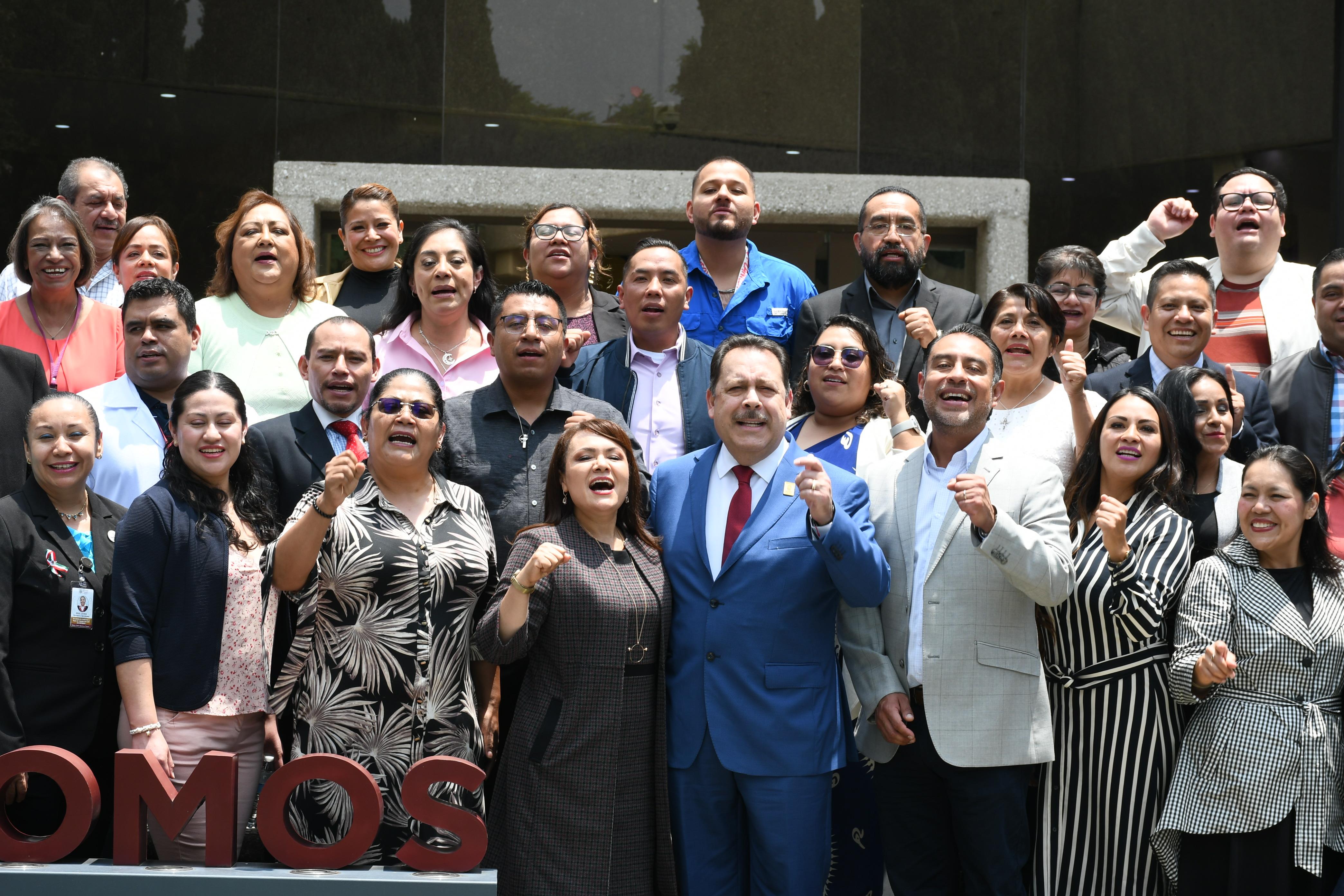 Salutación y Siembra de Pino del HG. "Dra Matilde Petra Montoya Lafragua", Tlahuac, Sección XLIX